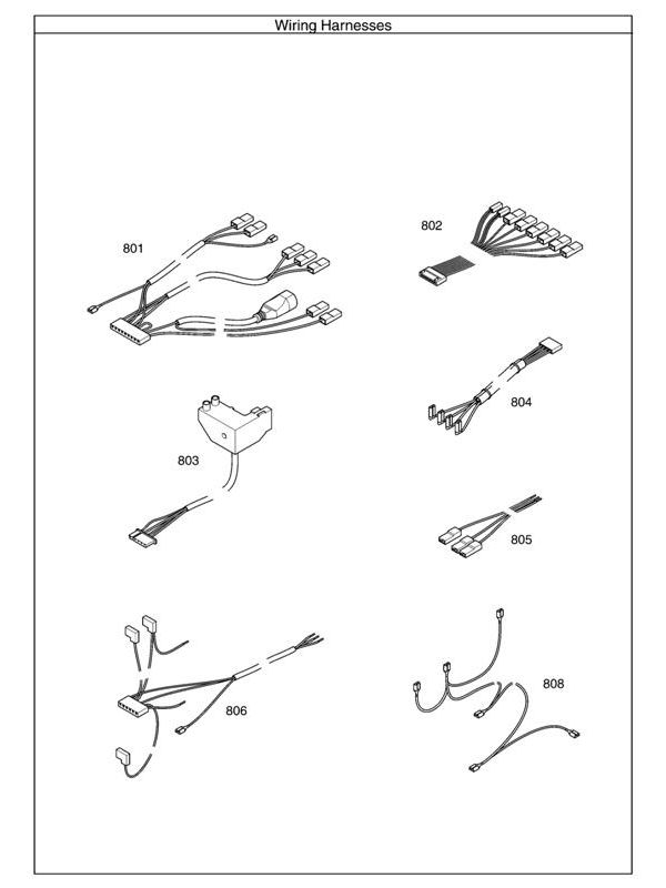 Exploded Diagram for WIRING HARNESS