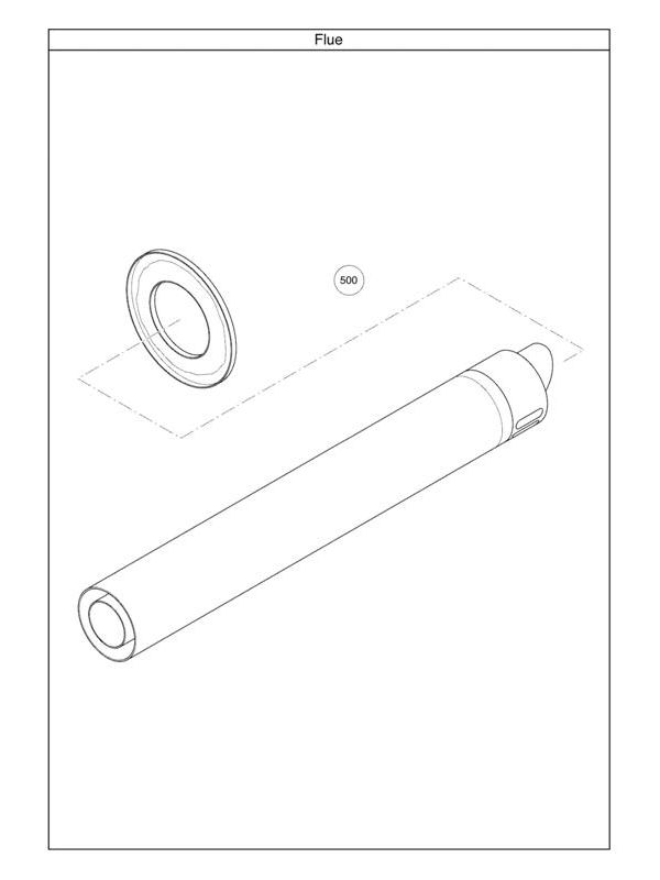 Exploded Diagram for FLUE