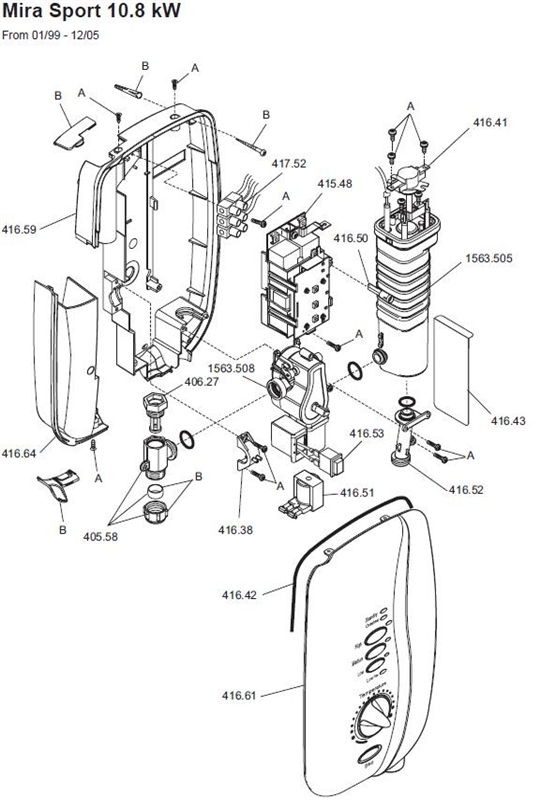 Exploded Diagram for EXPLODED VIEW