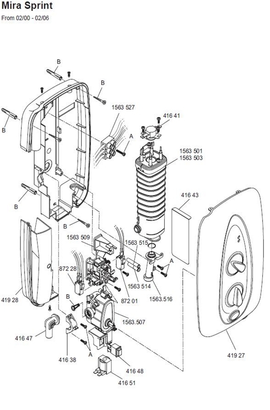 Exploded Diagram for EXPLODED VIEW