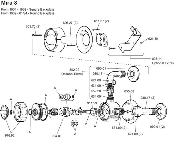 Exploded Diagram for EXPLODED VIEW