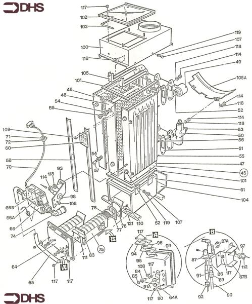 Exploded Diagram for BURNER