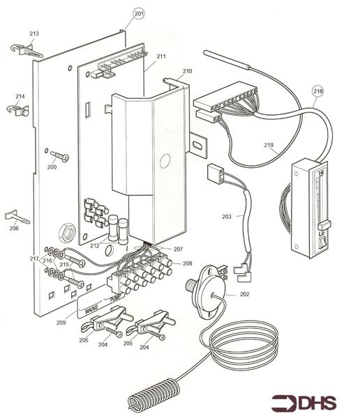 Exploded Diagram for ELECTRONIC CONTROLS ASSY