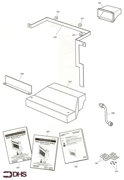 Exploded Diagram for BACK PLATE AND FITTINGS