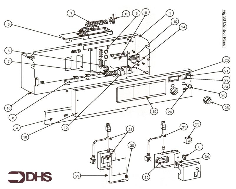 Exploded Diagram for CONTROL PANEL