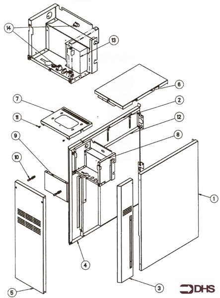 Exploded Diagram for CASING ASSY