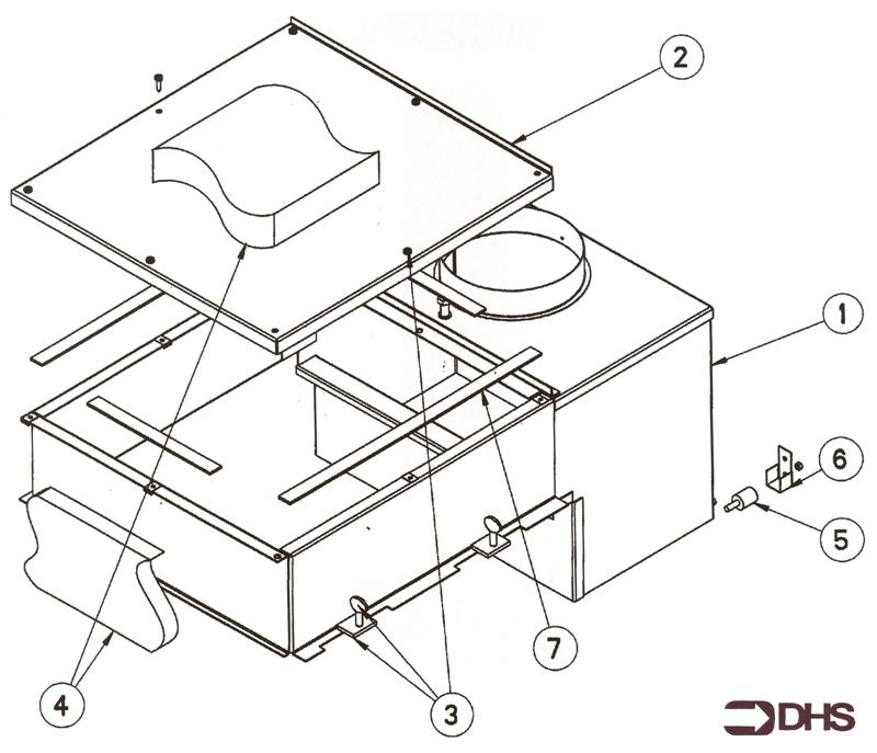 Exploded Diagram for FLUEHOOD