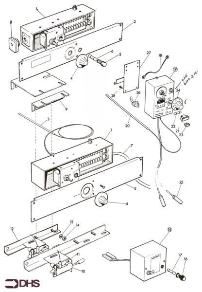 Exploded Diagram for CONTROL MODULE