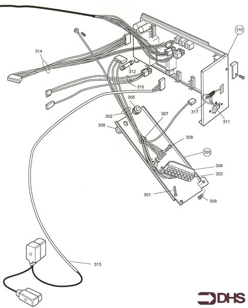 Exploded Diagram for CONTROL ASSY