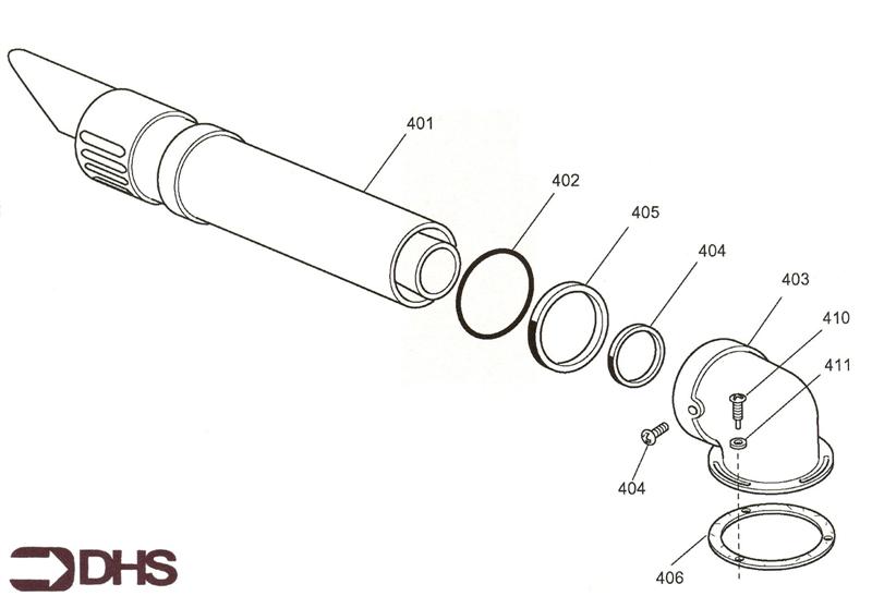 Exploded Diagram for FLUE ASSY