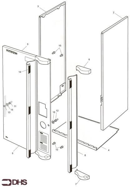 Exploded Diagram for OUTER CASING ASSY