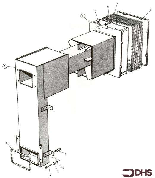 Exploded Diagram for AIR DUCT AND TERMINAL ASSY