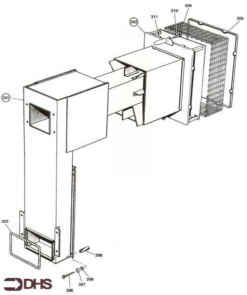 Exploded Diagram for AIR DUCT AND TERMINAL ASSY