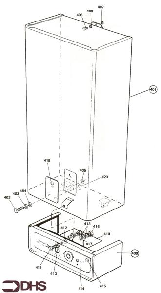Exploded Diagram for CASING ASSY