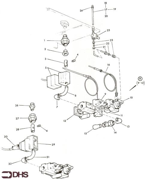 Exploded Diagram for GAS ASSY - HONEYWELL