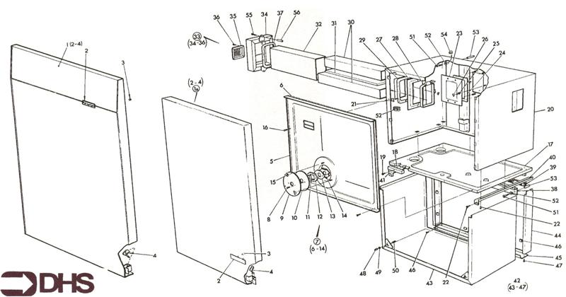 Exploded Diagram for CASING ASSY