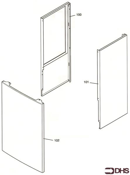 Exploded Diagram for OUTER CASING ASSY