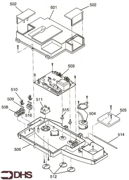 Exploded Diagram for CONTROLS