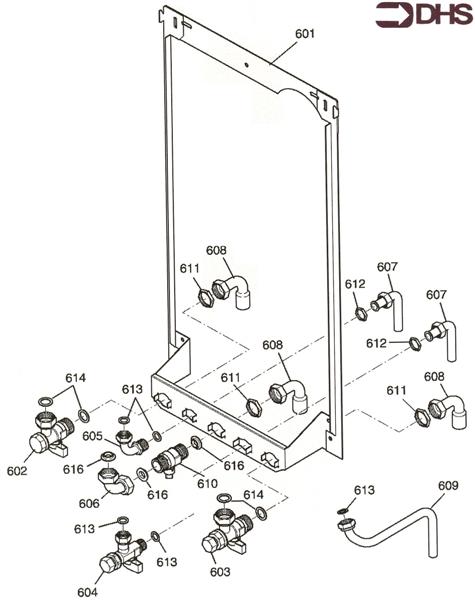 Exploded Diagram for WALL JIG & CONNECTIONS