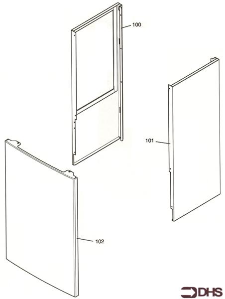 Exploded Diagram for OUTER CASING ASSY