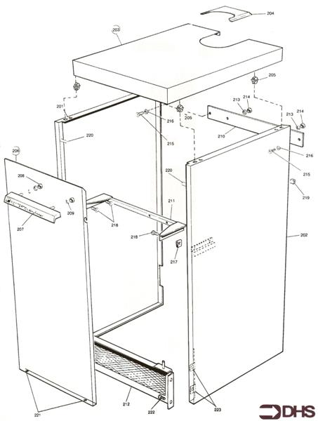 Exploded Diagram for CASING ASSY