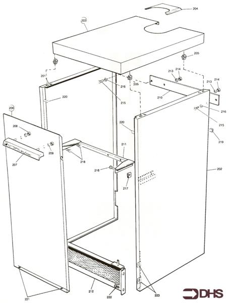 Exploded Diagram for CASING ASSY