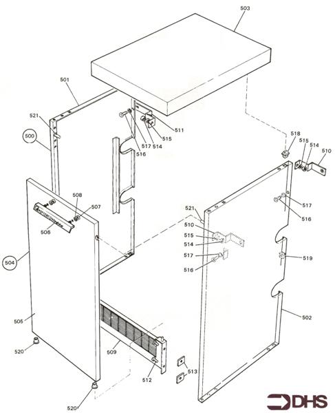 Exploded Diagram for CASING ASSY MK1