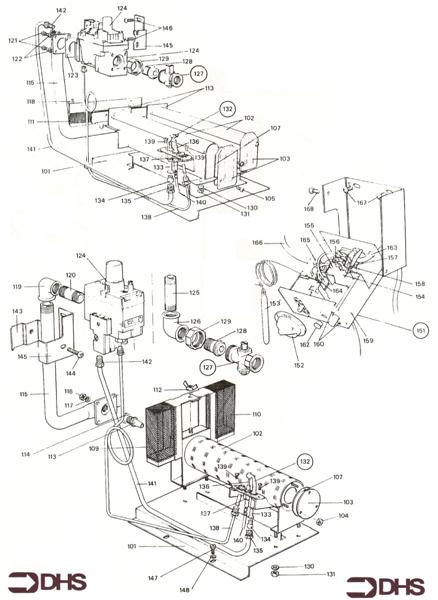 Exploded Diagram for GAS & CONTROL MODULE ASSY