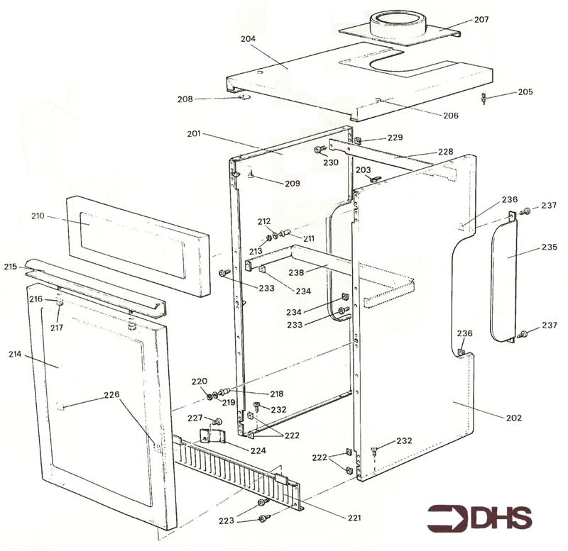 Exploded Diagram for CASING ASSY