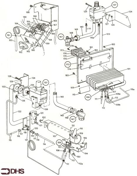 Exploded Diagram for GAS & CONTROL MODULE ASSY