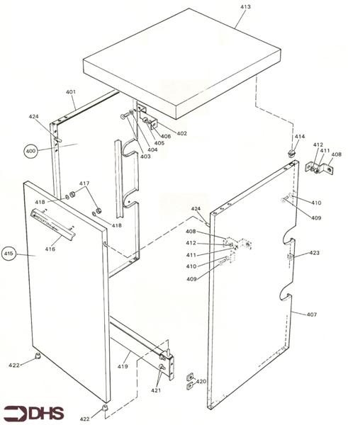 Exploded Diagram for CASING ASSY MK1