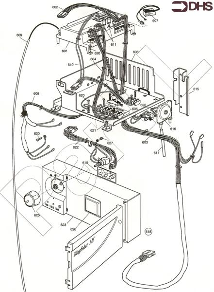 Exploded Diagram for CONTROL PANEL ASSY