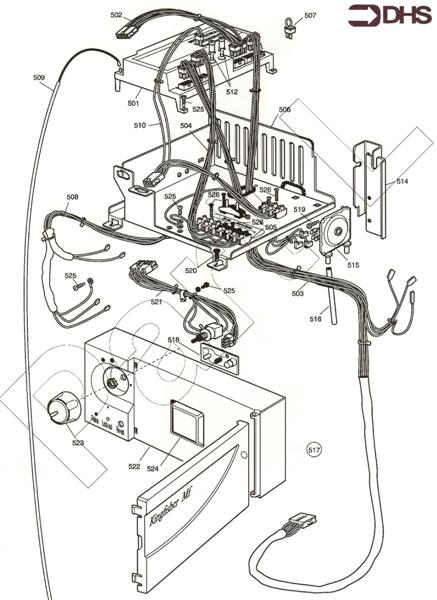 Exploded Diagram for CONTROL ASSY