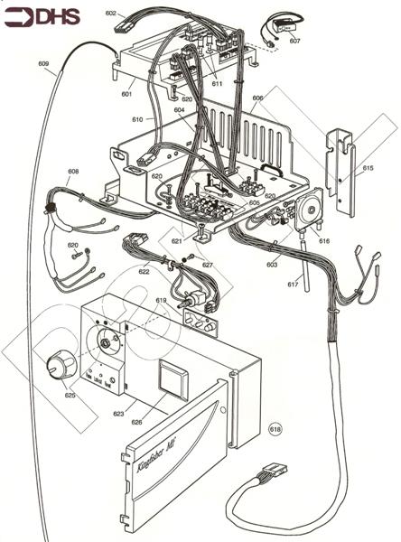 Exploded Diagram for CONTROL ASSY