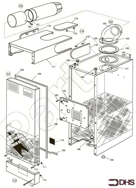 CASING AND FLUE ASSY logo