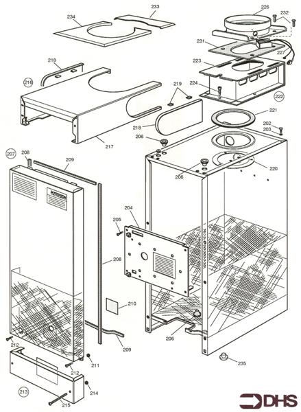 CASING AND FLUE ASSY logo