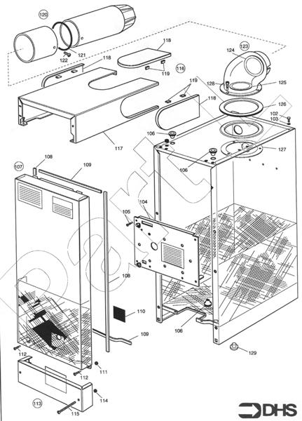CASING AND FLUE ASSY logo