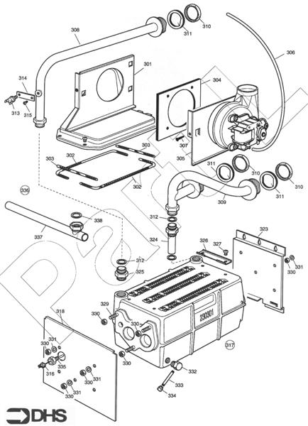 HEAT EXCH AND FLUEHOOD ASSY logo