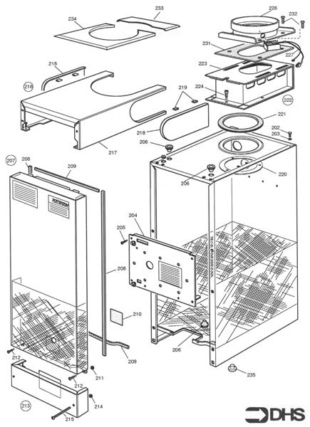 CASING AND FLUE ASSY logo