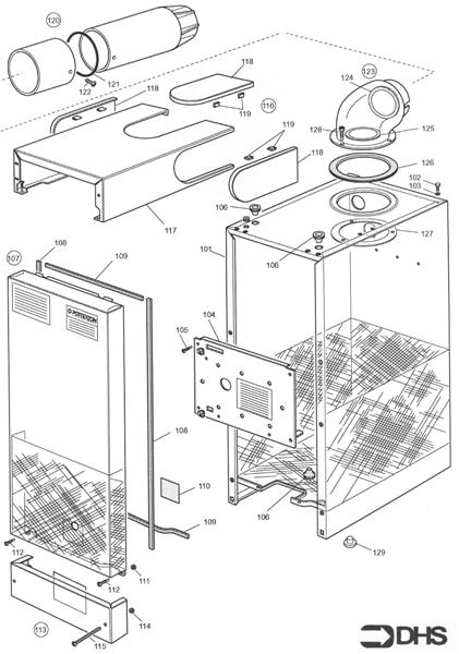 CASING AND FLUE ASSY logo