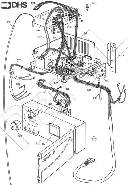 Exploded Diagram for CONTROL ASSY