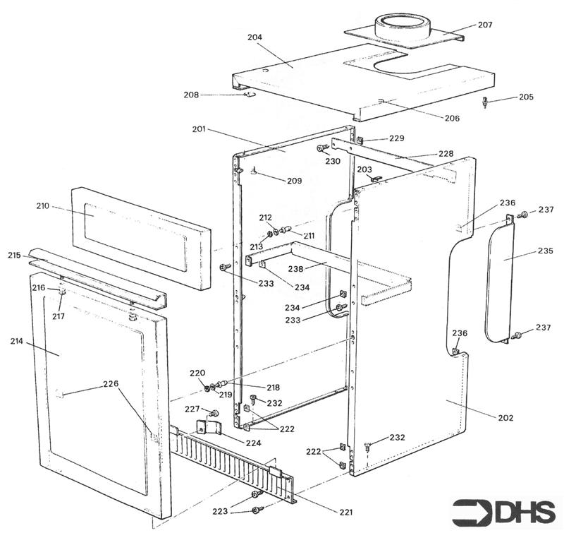 Exploded Diagram for CASING ASSY