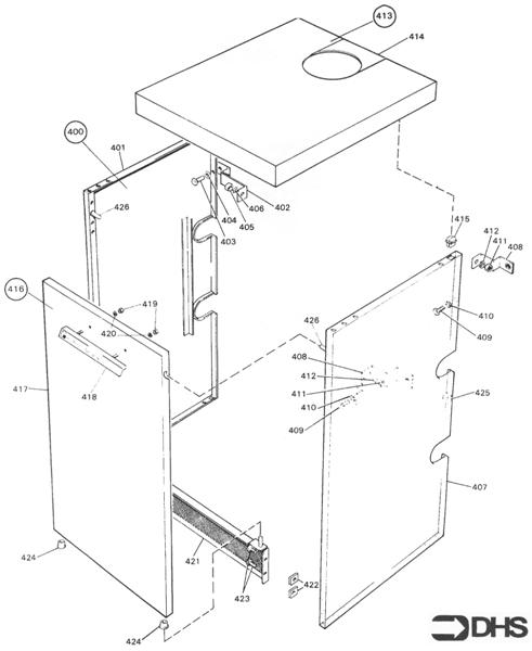 Exploded Diagram for CASING ASSY - MK2