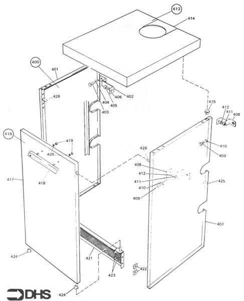 Exploded Diagram for CASING ASSY MK1