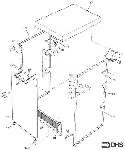 Exploded Diagram for CASING ASSY MK1