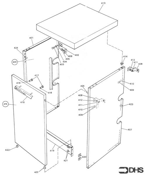Exploded Diagram for CASING ASSY MK1
