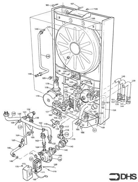 Exploded Diagram for GAS CONTROL,REAR FRAME,PRESSUR