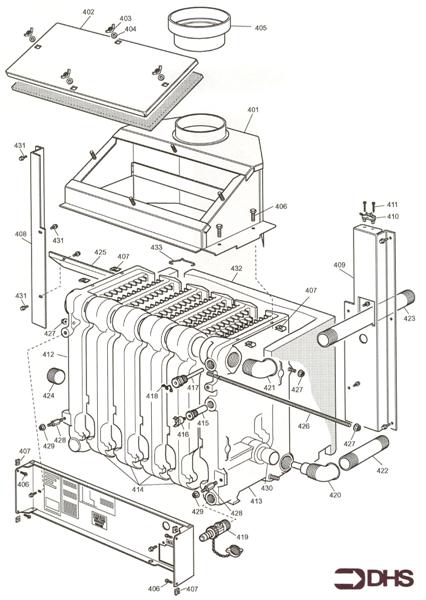HEAT EXCHANGER - FLUE ASSY logo