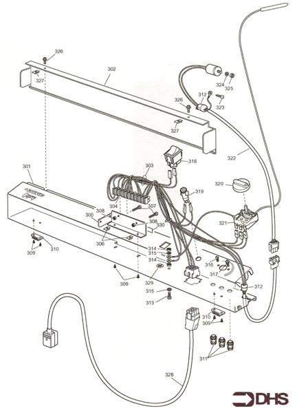 Exploded Diagram for CONTROL ASSY