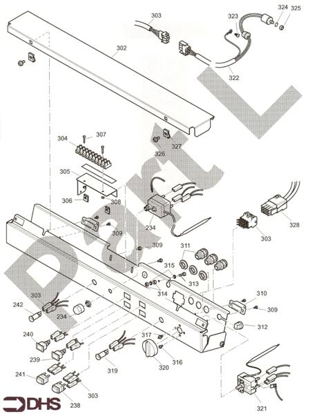 Exploded Diagram for CONTROL ASSY